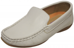 BOYS CASUAL SHOES SLIP ON (WHITE)